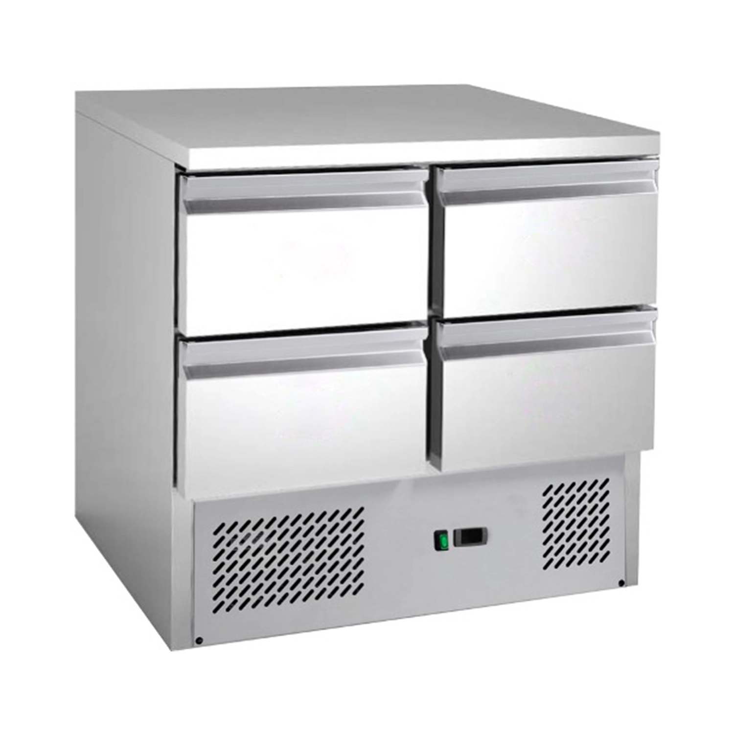 Bild von Saladette mit eingebauter Kühlung | 4 Schubladen | Volumen: 109 Liter | 900 x 700 x 850 mm