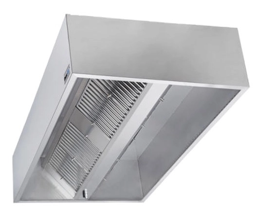Bild von Deckenhaube ohne Motor | Edelstahl | Filter Typ A | Filter: 4 | 1200 x 1200 x 450 mm