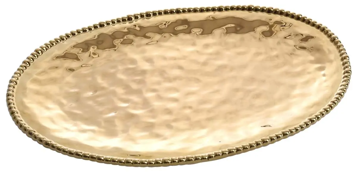 Bild von MONACO 'Servierplatte' oval & breit, 33 x 47 x 3,8 cm 