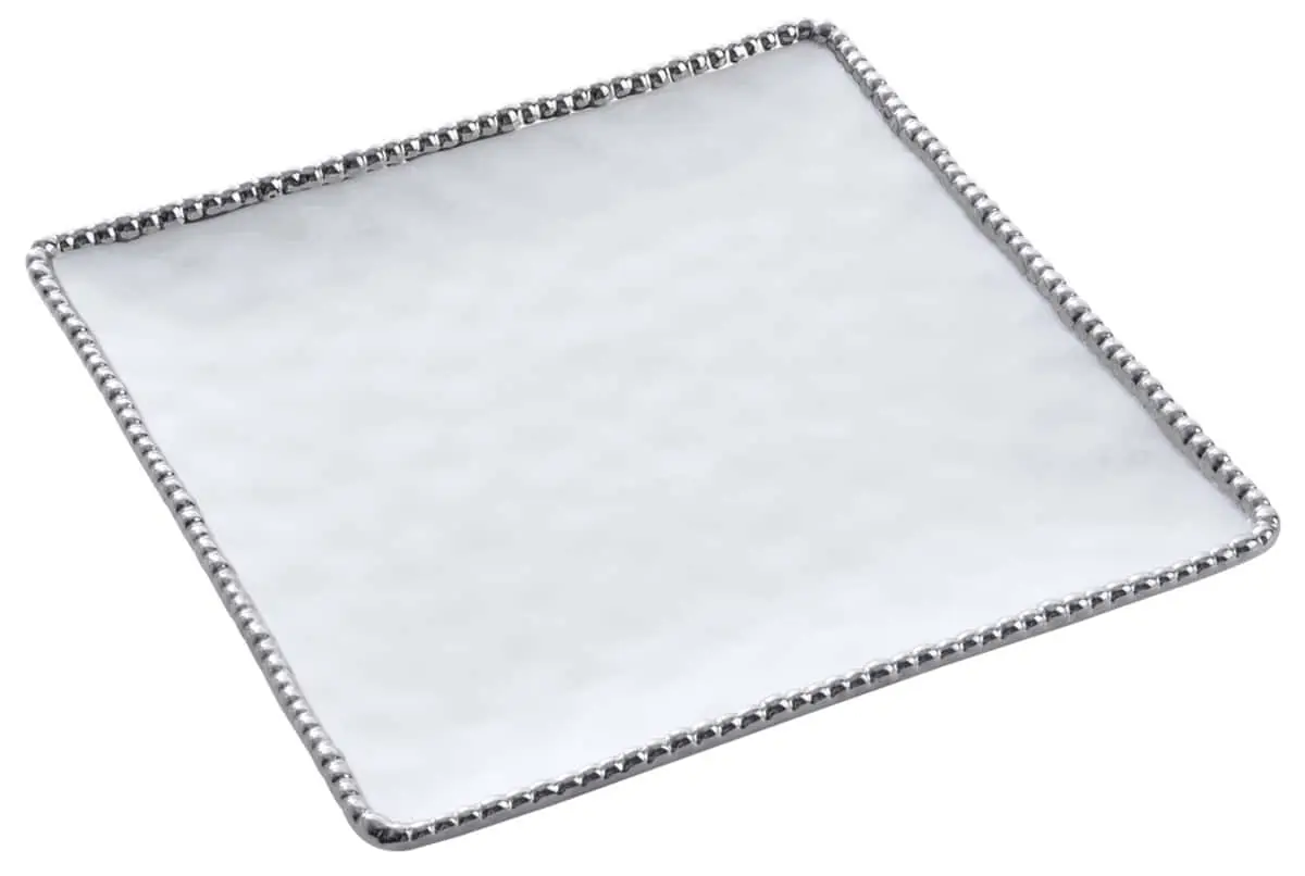 Bild von SET THE TABLE 'Teller', quadratisch 26,5x26,5x2,5cm, Titanb.