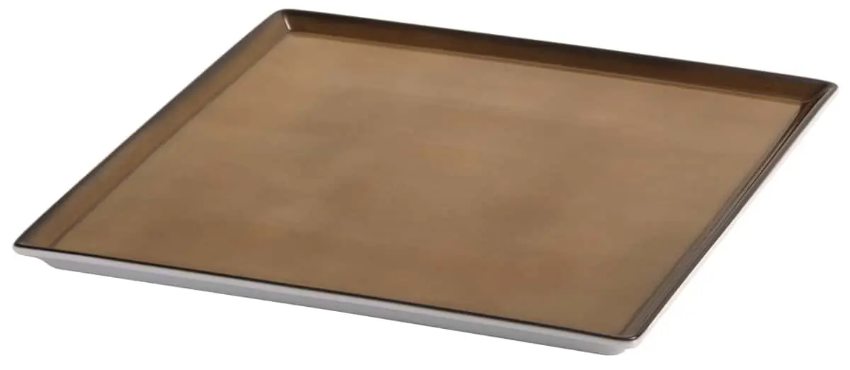 Bild von Porzellanplatte 33x33, caramel für RAISER 'Frischeplatte' 