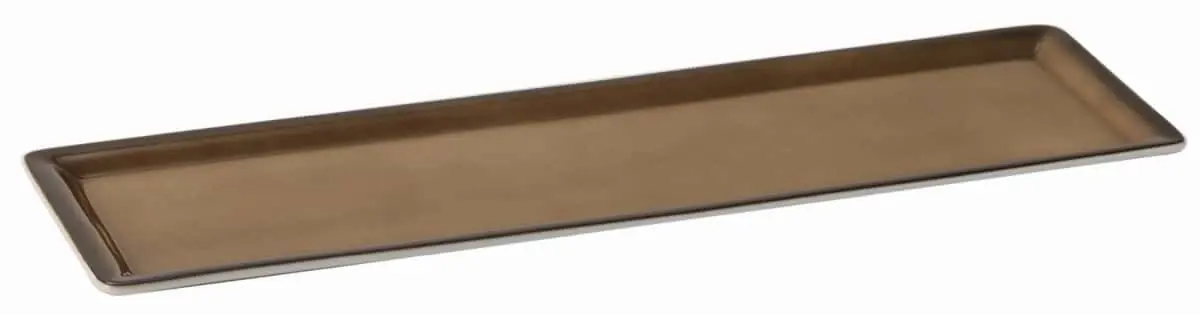 Bild von Porzellanplatte 2/4GN, caramel für RAISER GN 'Frischeplatte' 