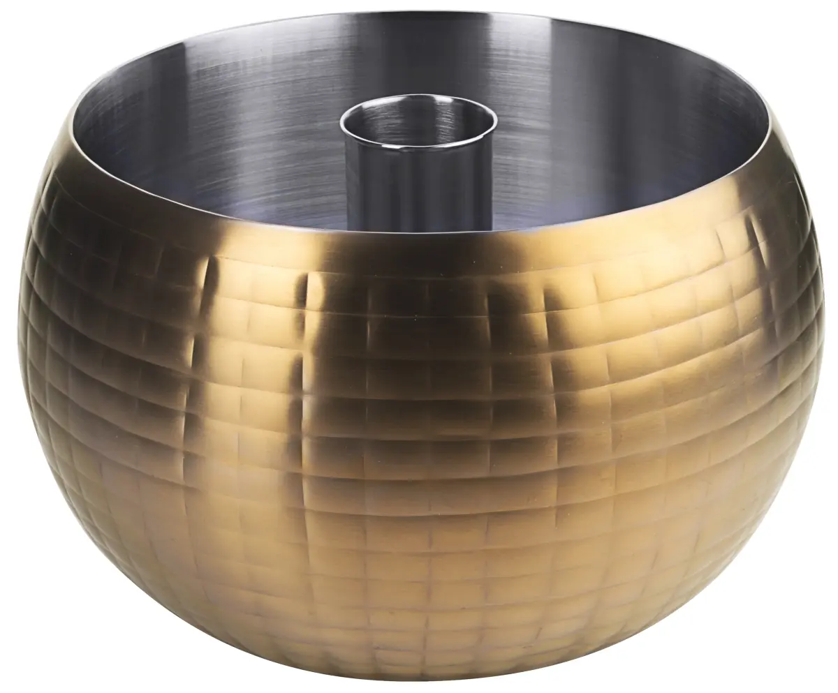 Bild von CARAFINE Standfuß 'Quintet'
GOLD, PVD schwarz, gehämmert, doppelwandig, Crasheisröhre