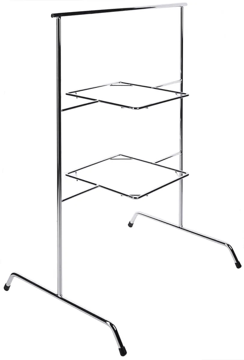 Bild von Etagere, verchromt o.Porzellanpl. f.UNISON 23x23 'Buffet Etagere'