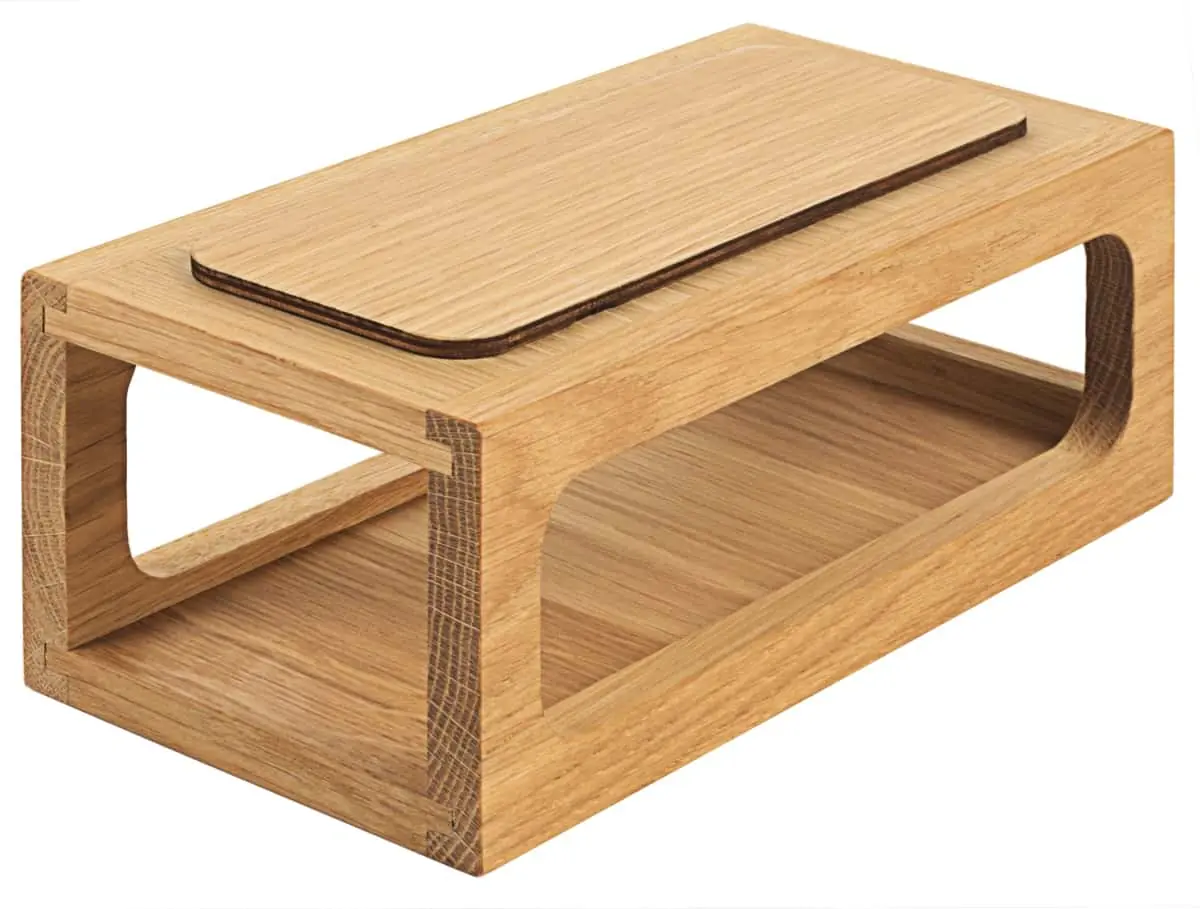 Bild von Stapelbare Box aus Eichenholz f.BOX OAK 'Bits & Pieces Slender'