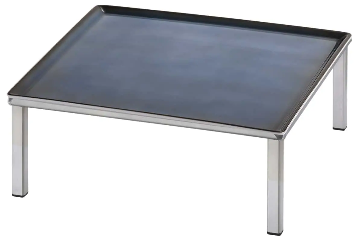 Bild von RAISER INOX 'Frischeplatte' Porzellan, blau 33x33, H: 12,4 cm