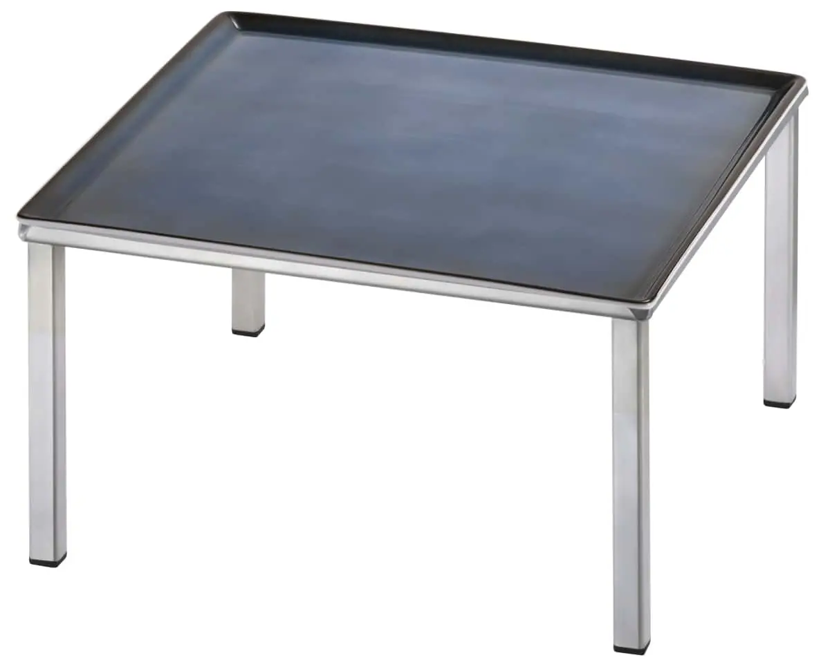Bild von RAISER INOX 'Frischeplatte' Porzellan, blau 33x33, H: 17,4 cm