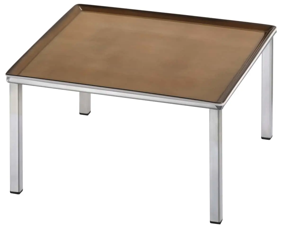Bild von RAISER INOX 'Frischeplatte' Porzellan, caramel 33x33, H: 17,4 cm