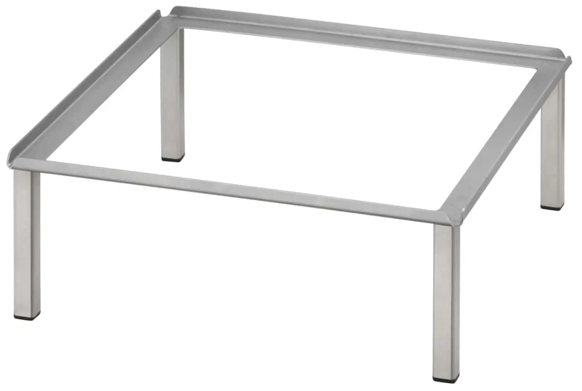 Bild von RAISER INOX M-Standfuß 33x33 aus Edelstahl Höhe: 12 cm