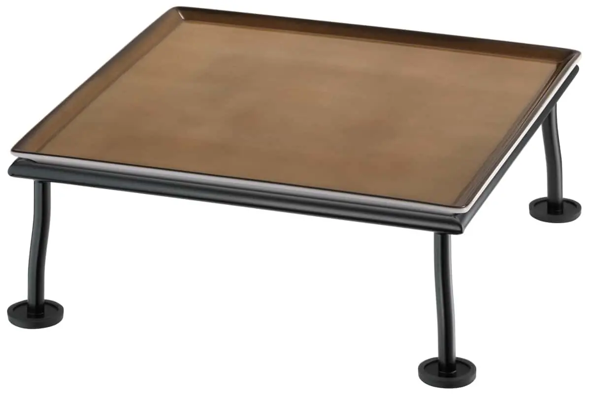 Bild von RAISER RUSTIC 'Frischeplatte' Porzellan, caramel 33x33, H: 12,6 cm