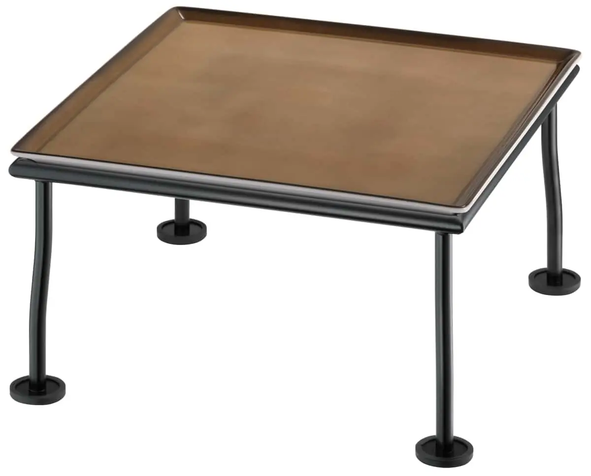 Bild von RAISER RUSTIC 'Frischeplatte' Porzellan, caramel 33x33, H: 17,6 cm