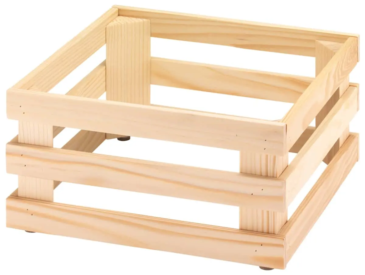 Bild von RAISER NATURE L-Standfuß 33x33 aus Fichtenholz, H: 16 cm