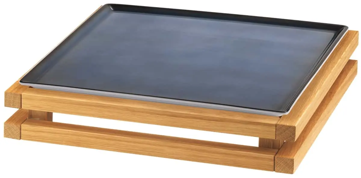 Bild von RAISER OAK 'Frischeplatte' Porzellan, blau 33x33, H: 8,9 cm
