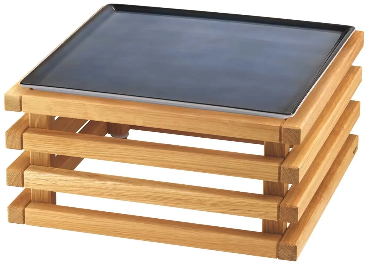Bild von RAISER OAK 'Frischeplatte' Porzellan, blau 33x33, H: 18,3 cm