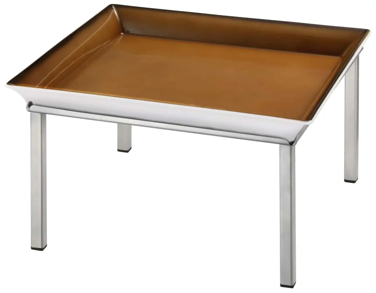 Bild von RAISER INOX 'Frischeschale' Porzellan, caramel 33x33; H: 20,5 cm