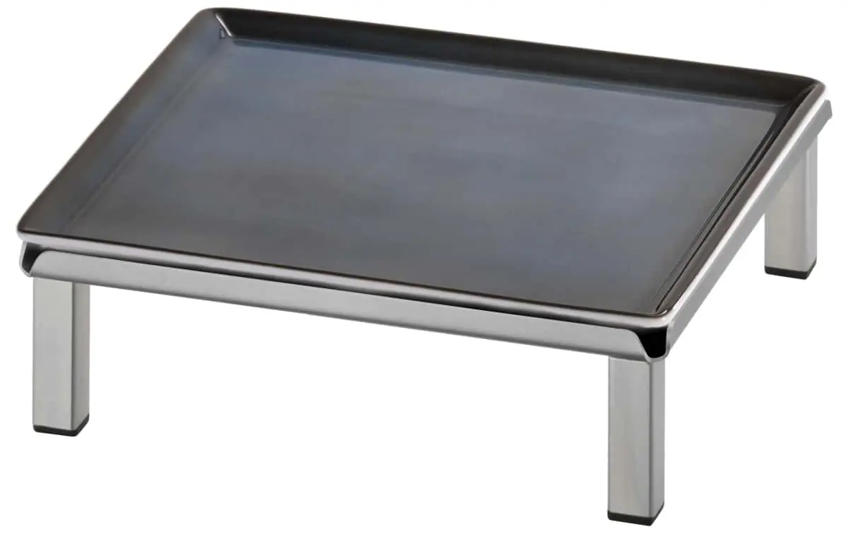 Bild von RAISER INOX 'Frischeplatte' Porzellan, blau 23x23, H: 5,4 cm
