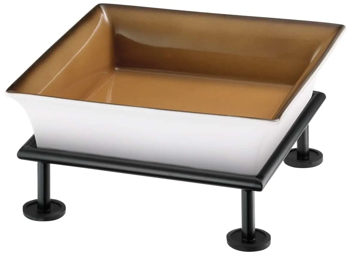 Bild von RAISER RUSTIC 'Frischeschale' Porzellan, caramel 23x23, H: 12,7 cm