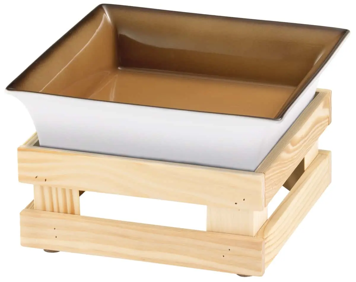 Bild von RAISER NATURE 'Frischeschale' Porzellan, caramel 23x23, H:17,0cm
