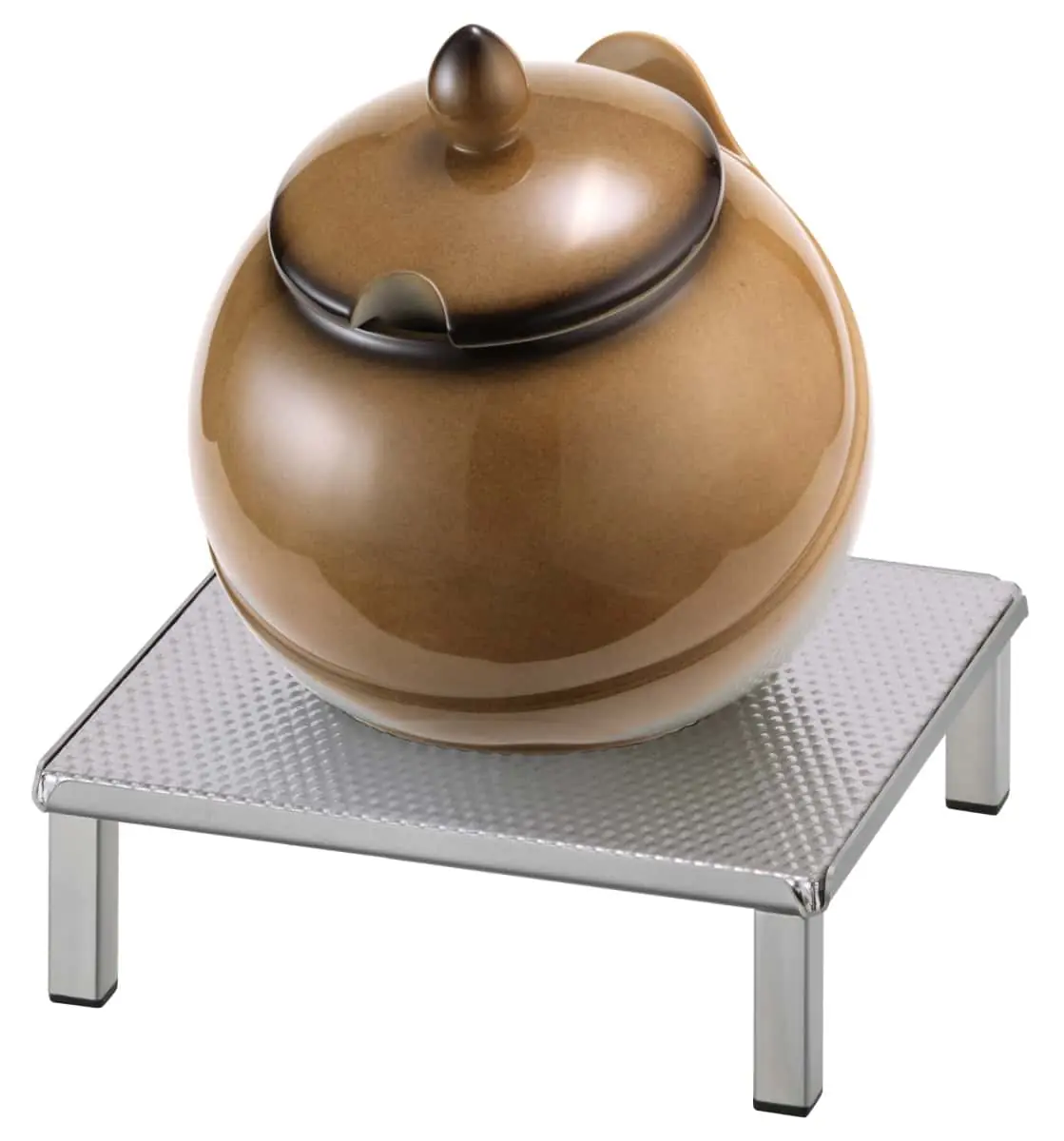 Bild von RAISER INOX 'Buffet Bowl S' Porzellankugel, caram.(1,5 l)