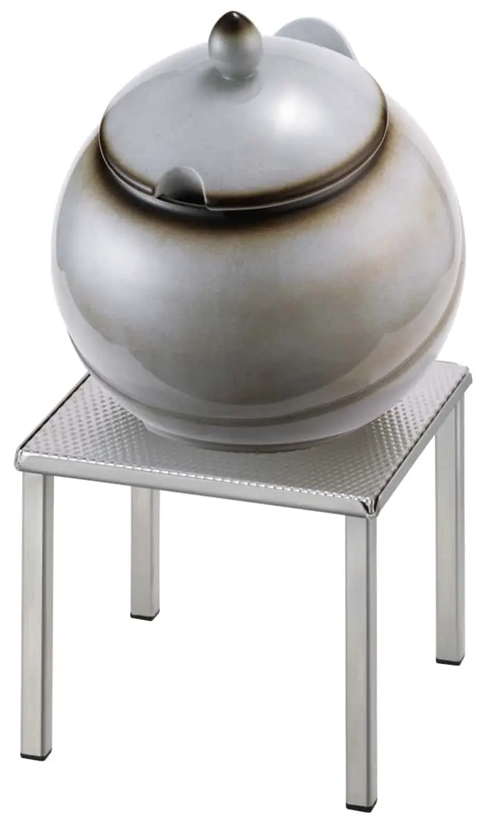 Bild von RAISER INOX 'Buffet Bowl L' Porzellankugel, grau (3,5 l)