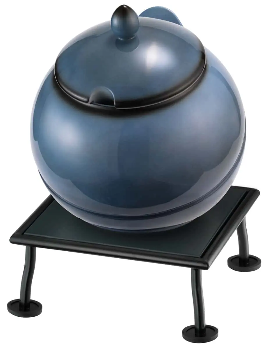 Bild von RAISER RUSTIC 'Buffet Bowl M' Porzellankugel, blau (3.5 l)