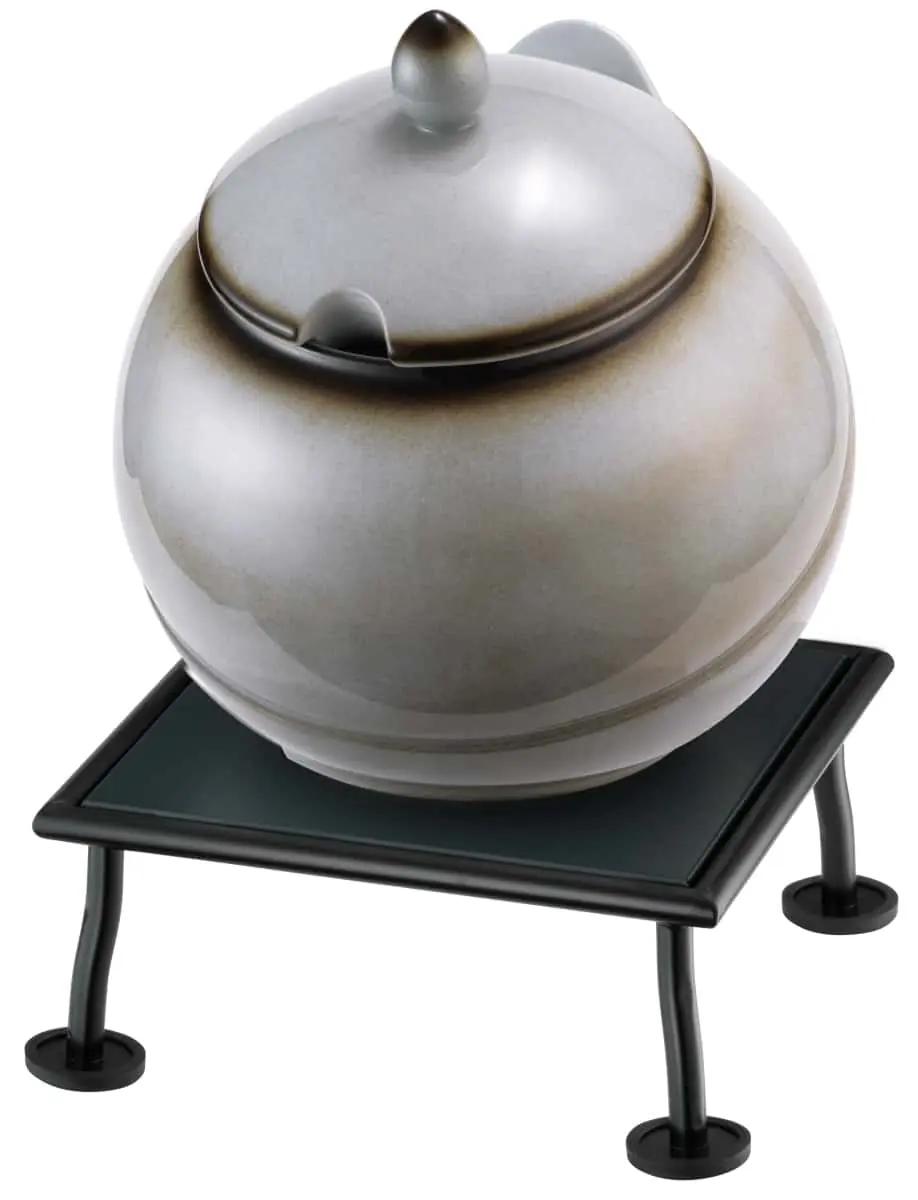 Bild von RAISER RUSTIC 'Buffet Bowl M' Porzellankugel, grau (3.5 l)