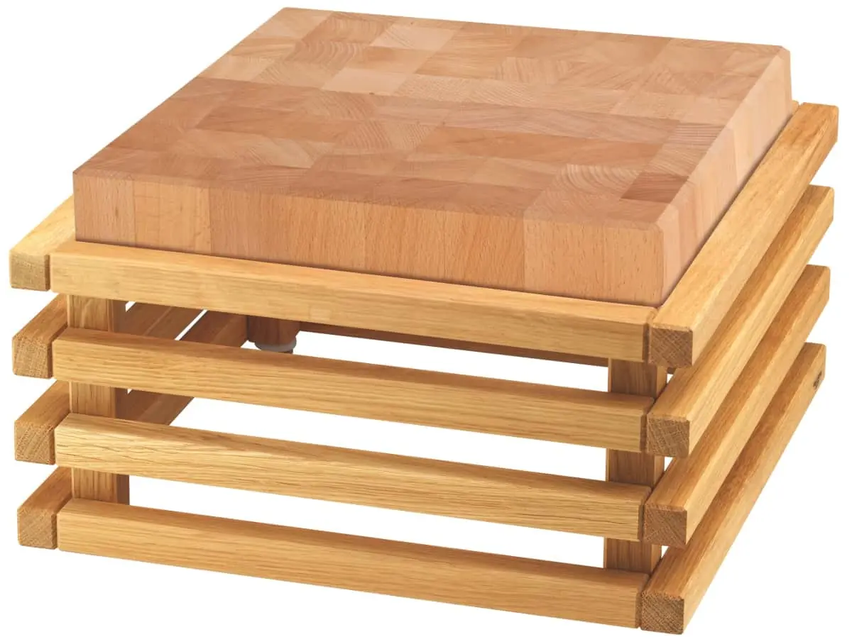 Bild von RAISER OAK 'Butcher Block' Holzblock aus Buche, H: 22,5cm
