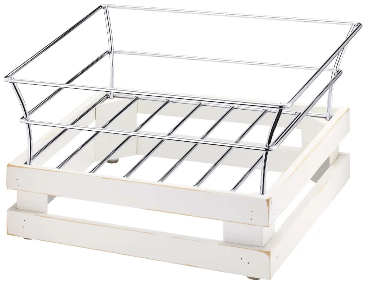 Bild von RAISER VINTAGE 'Obstkorb' verchromter Metallkorb, H:24,3cm
