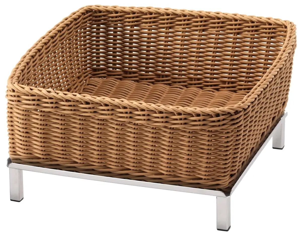 Bild von RAISER INOX 33x33 'Brotkorb' Korb aus PP, beige (H:28,7 cm)