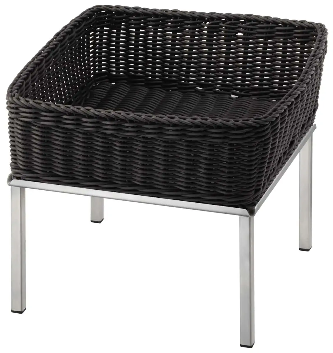 Bild von RAISER INOX 33x33 'Brotkorb' Korb aus PP, grau (H:38,7cm)