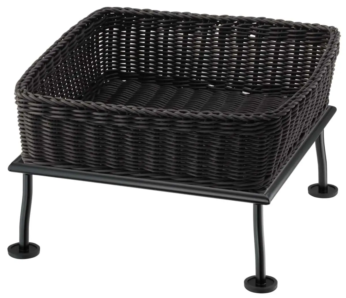 Bild von RAISER RUSTIC 33x33 'Brotkorb' Korb aus PP, grau (H:33,9cm)
