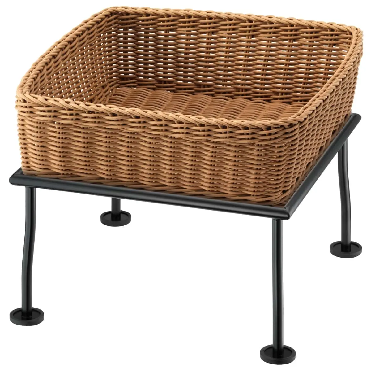 Bild von RAISER RUSTIC 33x33 'Brotkorb' Korb aus PP, beige (H:38,9cm)