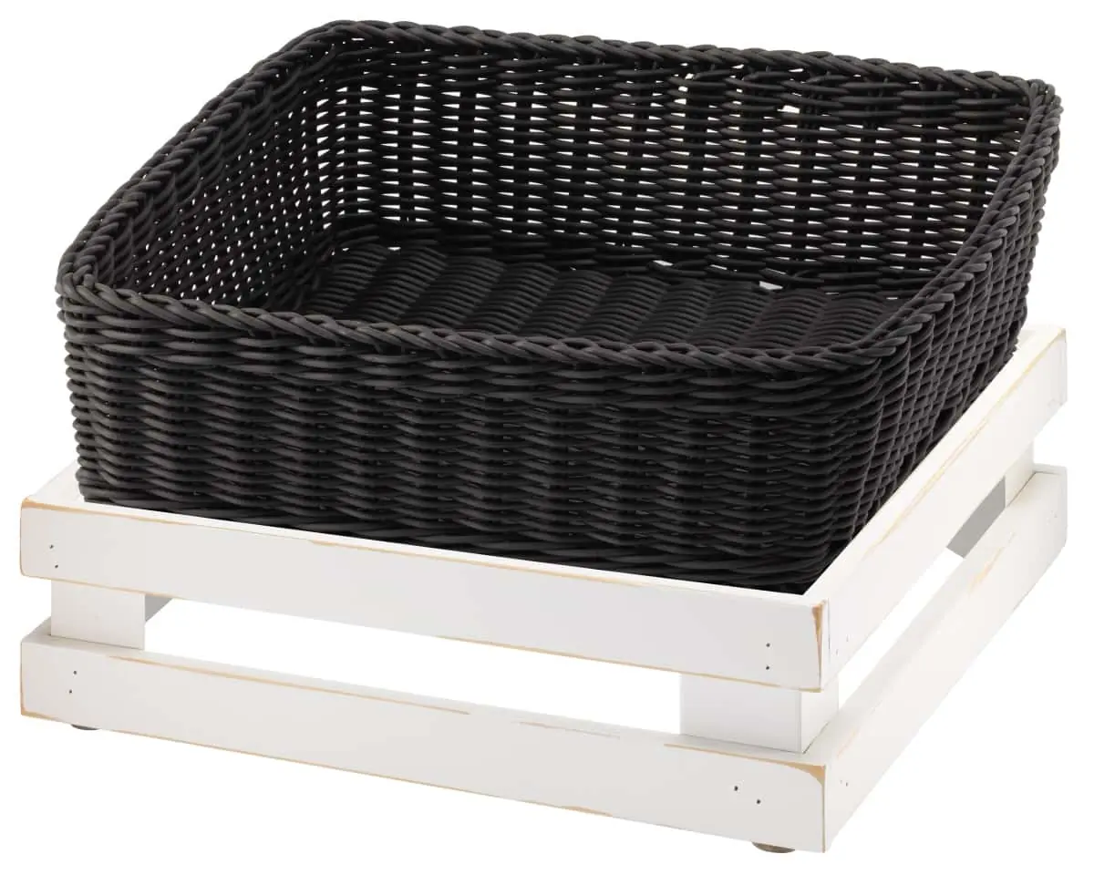 Bild von RAISER VINTAE 33x33'Brotkorb' Korb aus PP, grau (H:33,3cm)