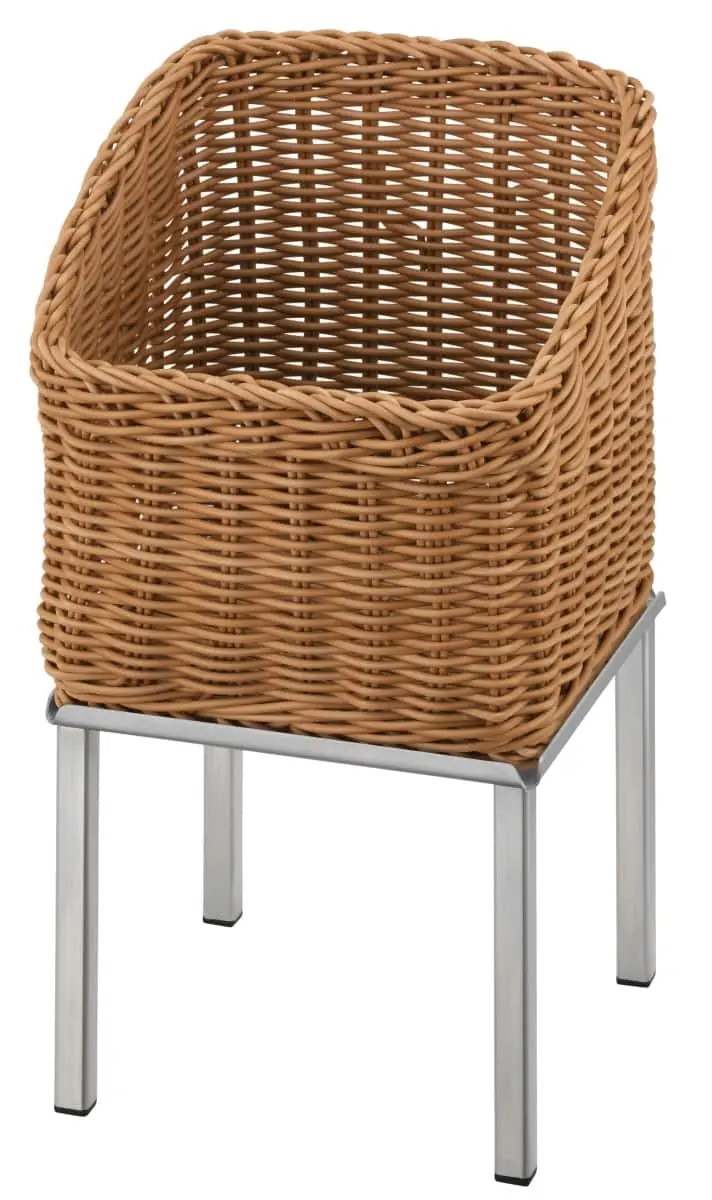 Bild von RAISER INOX 23x23 'Brotkorb' Korb aus PP, beige (H:36,2 cm)
