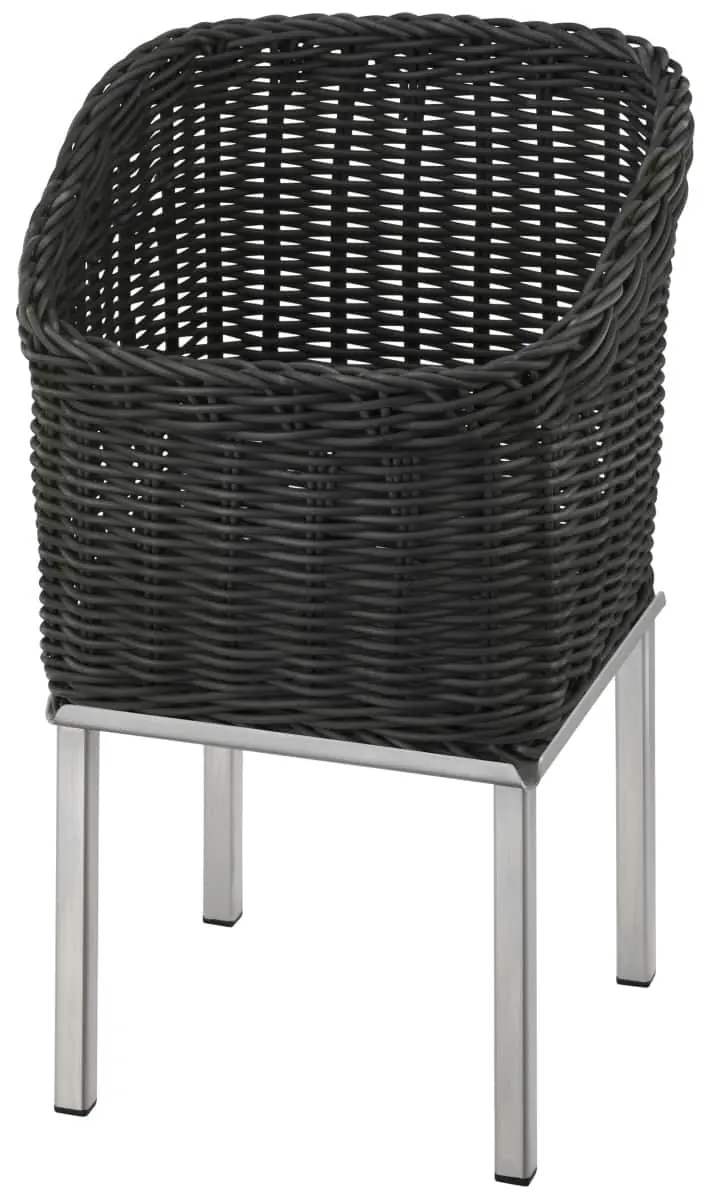 Bild von RAISER INOX 23x23 'Brotkorb' Korb aus PP, grau (H:36,2 cm)