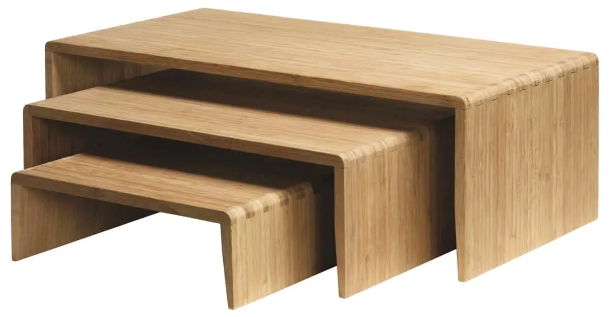 Bild von BAMBOO SET 'Etagere' Etageren aus Bambus (3 Größen)