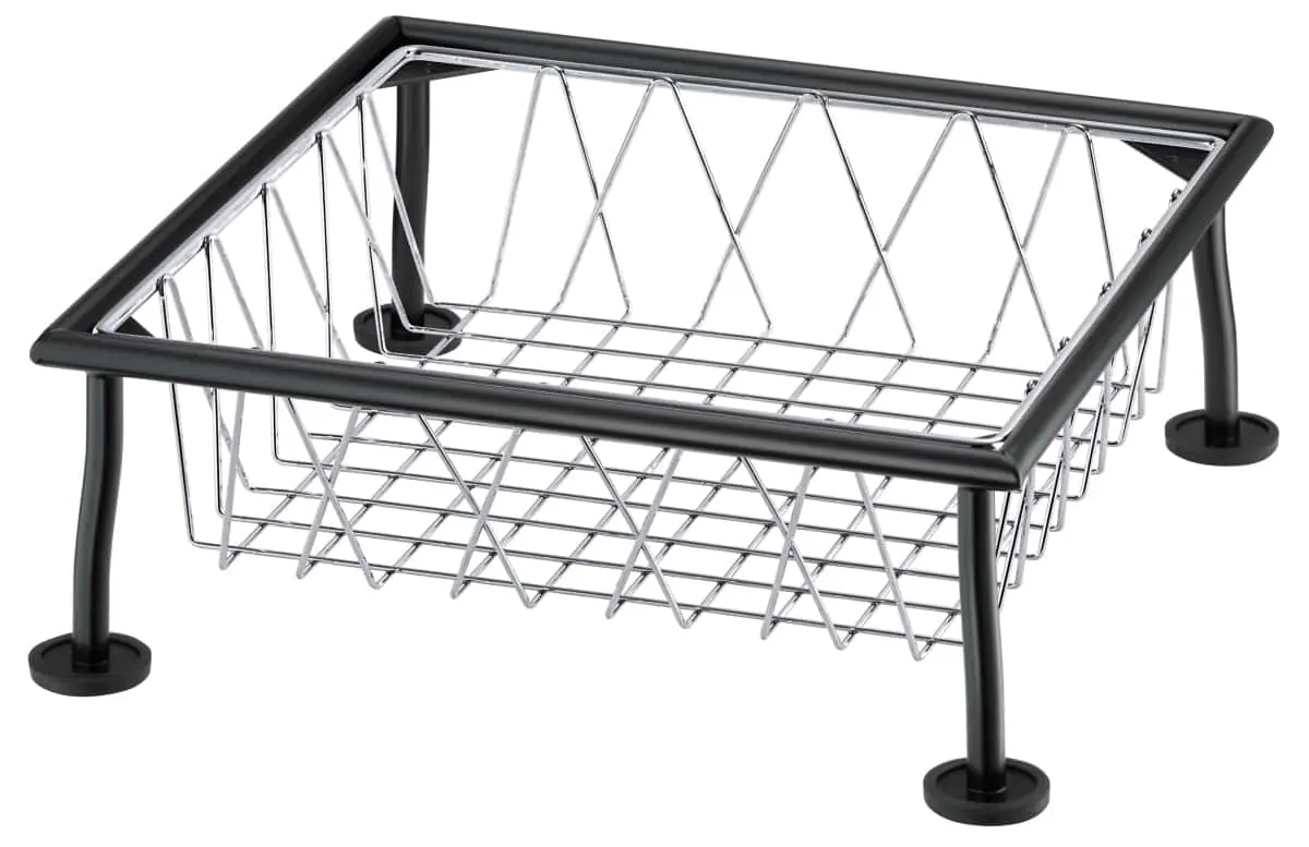 Bild von RAISER RUSTIC 'Zutaten-Korb' Metallkorb, Metallstandfuß (H:11,7cm)