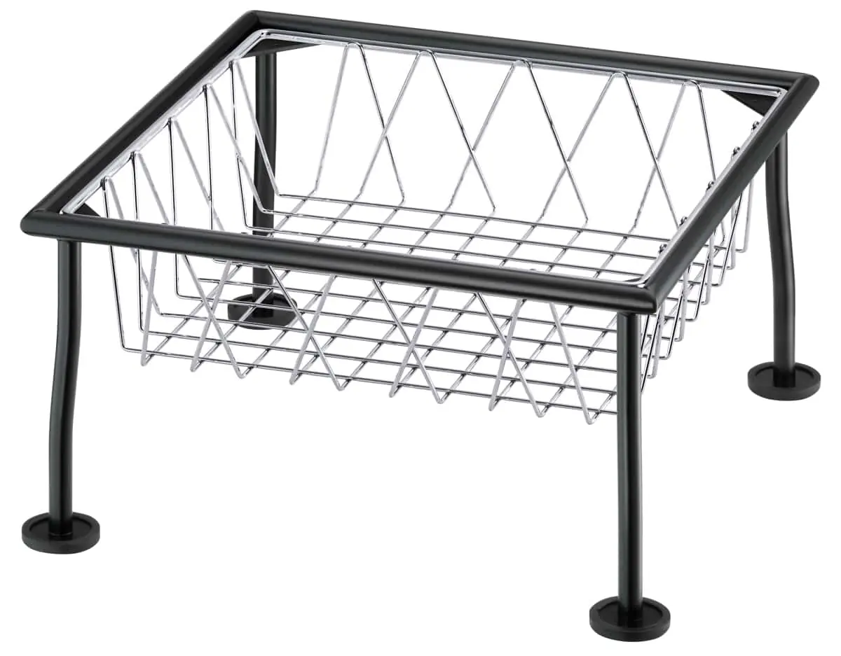 Bild von RAISER RUSTIC 'Zutaten-Korb' Metallkorb, Metallstandfuß (H:16,7cm)