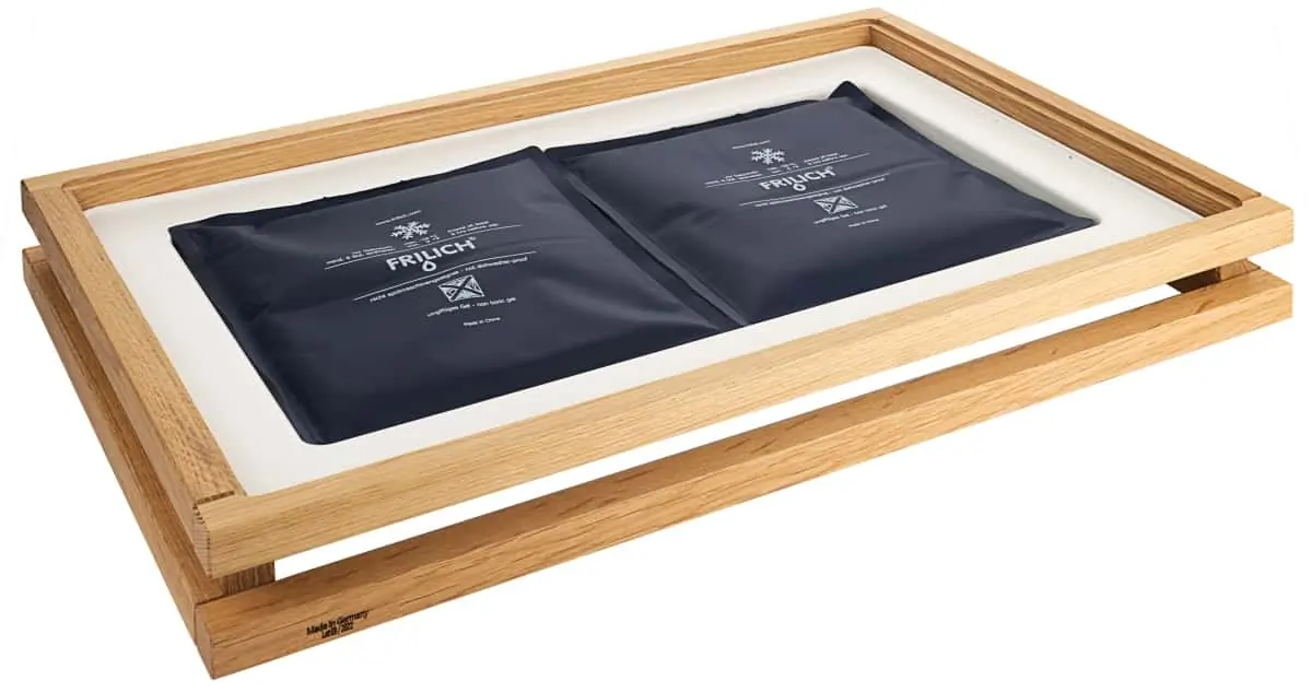 Bild von RAISER OAK GN 'Frischeplatte' aus Eichenholz (ohne Porzellanplatten)