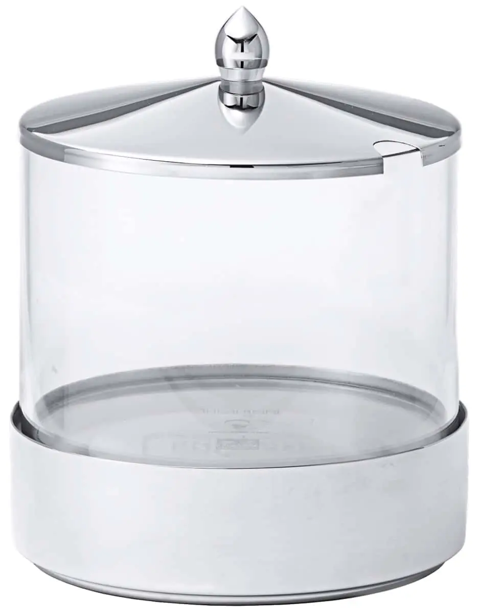 Bild von UNISON 'Frischeschale' 2,5 l Behälter, Edelstahlfuß und -deckel