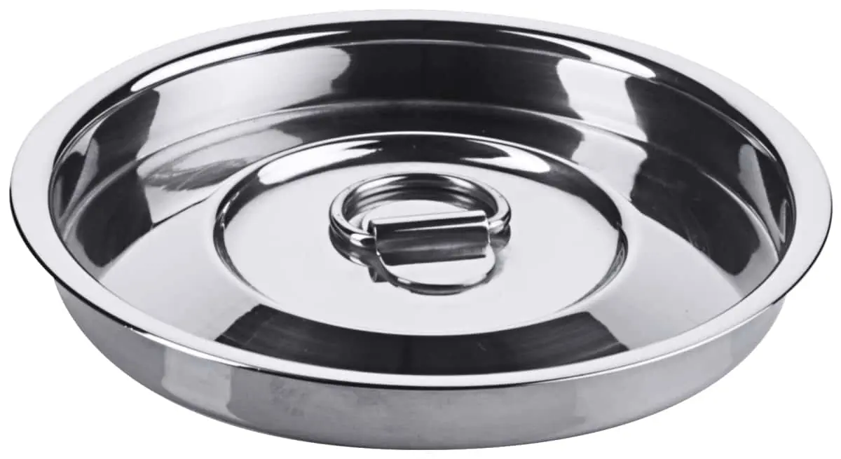 Bild von Edelstahldeckel für Edelstahlbehälter 2 Liter GASTRO TRIO/UNO