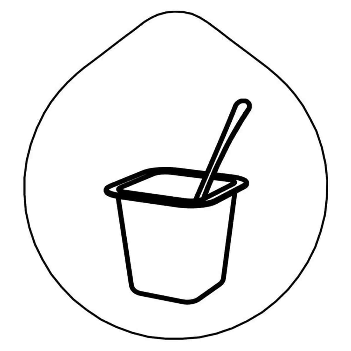 Bild von CARAFINE/CONNECT 'Laserbeschriftung' Joghurt auf Edelstahldeckel