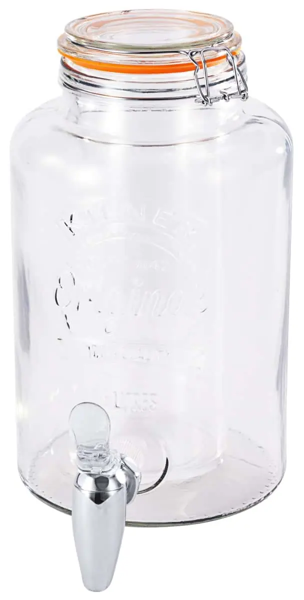 Bild von RAISER Glasbehälter 5 Liter mit Bügelverschluss und EdelstahlHahn